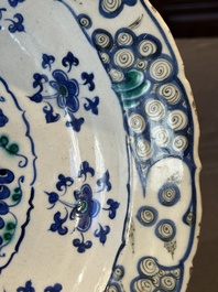 A polychrome Iznik 'grape' dish, Turkey, ca. 1570