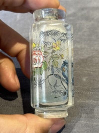 Eight Chinese inside-painted glass snuff bottles, signed Tang Zichuan 湯子川 and Ye Zhongzhi 葉仲芝, 20th C.