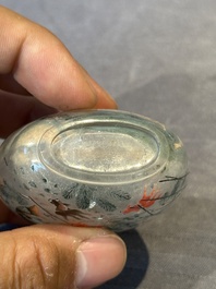 Eight Chinese inside-painted glass snuff bottles, signed Tang Zichuan 湯子川 and Ye Zhongzhi 葉仲芝, 20th C.