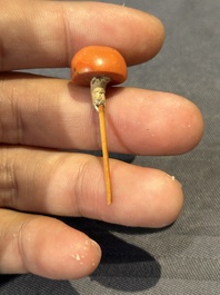 A Chinese famille rose 'Sanxing' snuff bottle, Qianlong mark and of the period