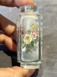 Eight Chinese inside-painted glass snuff bottles, signed Tang Zichuan 湯子川 and Ye Zhongzhi 葉仲芝, 20th C.