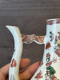 A Chinese wucai covered ewer and a rosewater sprinkler for the Islamic market, Kangxi