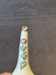 A Chinese wucai covered ewer and a rosewater sprinkler for the Islamic market, Kangxi