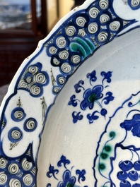 A polychrome Iznik 'grape' dish, Turkey, ca. 1570