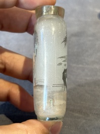 Eight Chinese inside-painted glass snuff bottles, signed Tang Zichuan 湯子川 and Ye Zhongzhi 葉仲芝, 20th C.