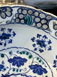 A polychrome Iznik 'grape' dish, Turkey, ca. 1570