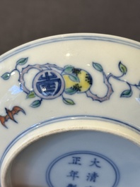 A varied collection of Chinese porcelain, Kangxi and later