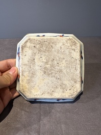 A varied collection of Chinese porcelain, Kangxi and later