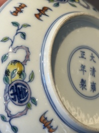 A varied collection of Chinese porcelain, Kangxi and later