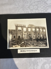 A photo album 'Ruin of the Shanghai National Labor University', dated February 1932