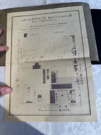 A photo album 'Ruin of the Shanghai National Labor University', dated February 1932