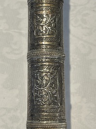 A varied collection of two daggers, two swords and forearm protection, India and Turkey, 19th C.