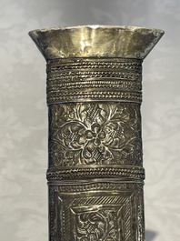 A varied collection of two daggers, two swords and forearm protection, India and Turkey, 19th C.
