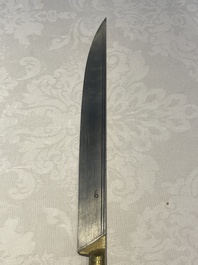 A varied collection of two daggers, two swords and forearm protection, India and Turkey, 19th C.