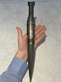 A varied collection of two daggers, two swords and forearm protection, India and Turkey, 19th C.