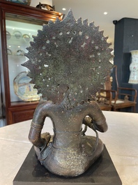 An Indonesian bronze sculpture of Bodhisattva, Majapahit, East Java, 14th C.