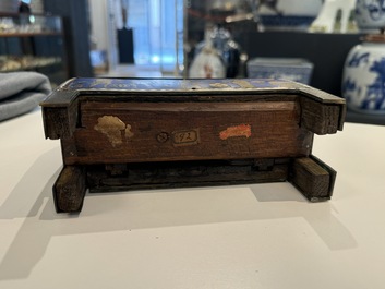 A Limoges champlev&eacute; enamel reliquary casket depicting the murder of Thomas Becket, France