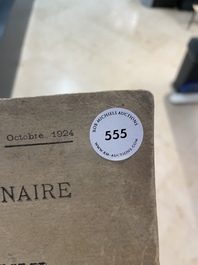 A photo album 'F&ecirc;te du quarantenaire de S. M. KHAI-DINH empereur d'Annam', Vietnam, dated Oct. 1924
