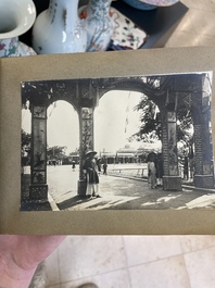 A photo album 'F&ecirc;te du quarantenaire de S. M. KHAI-DINH empereur d'Annam', Vietnam, dated Oct. 1924