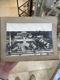 A photo album 'F&ecirc;te du quarantenaire de S. M. KHAI-DINH empereur d'Annam', Vietnam, dated Oct. 1924