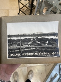A photo album 'F&ecirc;te du quarantenaire de S. M. KHAI-DINH empereur d'Annam', Vietnam, dated Oct. 1924