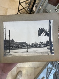 A photo album 'F&ecirc;te du quarantenaire de S. M. KHAI-DINH empereur d'Annam', Vietnam, dated Oct. 1924