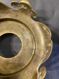 Six various Chinese bronze censers, 19/20th C.