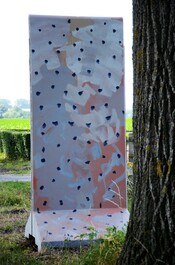 Han Coussement: Mixed technique on concrete, 2023 (1)