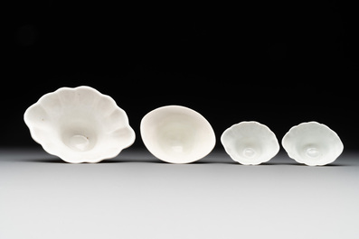 Seven Chinese Dehua blanc de Chine wares, 18th C. and later