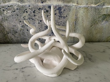 Inge Demoen: 'Points of interest', sculptuur in porselein