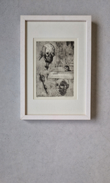 Peter Simoen: etching, numbered 4/5