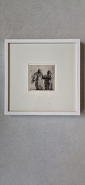 Peter Simoen: etching, numbered 4/5