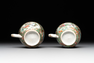 38 Chinese Canton famille rose wares, 19th C.