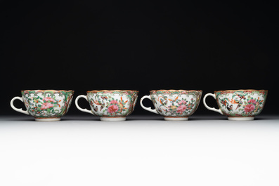 38 Chinese Canton famille rose wares, 19th C.