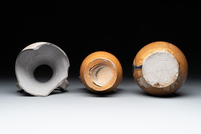 A study collection of German stoneware, 16/17th C.