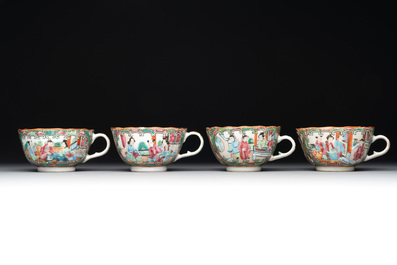 38 Chinese Canton famille rose wares, 19th C.