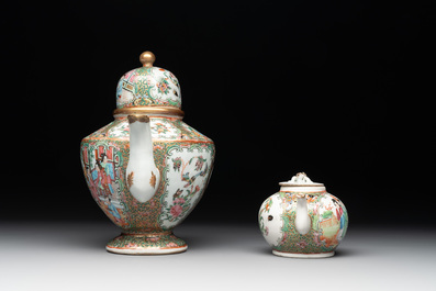 38 Chinese Canton famille rose wares, 19th C.