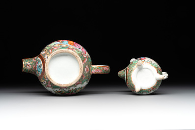 38 Chinese Canton famille rose wares, 19th C.