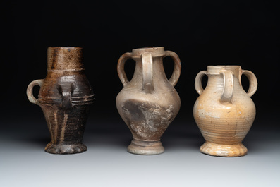A study collection of German stoneware, 16/17th C.