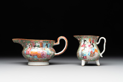 38 Chinese Canton famille rose wares, 19th C.