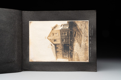 A photo album with the architectural inventory of the German enclave in Jinan (Tsinan Fou - Kai Fengou), 20th C.