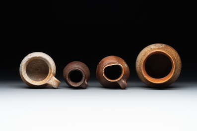 Six German stoneware jugs and mugs, 15/16th C.