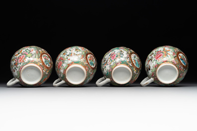 38 Chinese Canton famille rose wares, 19th C.