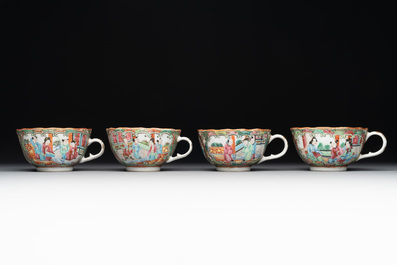 38 Chinese Canton famille rose wares, 19th C.