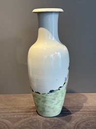 A fine Chinese famille rose 'shouxing' vase, Qianlong mark, Republic