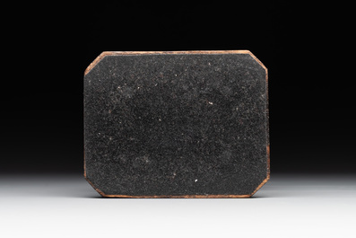 A small Chinese bronze 'luduan' incense burner and cover, Ming