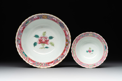 A collection of 16 Chinese famille rose wares for the Straits or Peranakan market, 19th C.