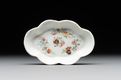 A rare complete Chinese famille rose 8-person miniature tea service comprising 28 pieces, Qianlong