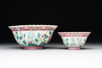 A collection of 16 Chinese famille rose wares for the Straits or Peranakan market, 19th C.