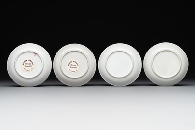 A rare complete Chinese famille rose 8-person miniature tea service comprising 28 pieces, Qianlong